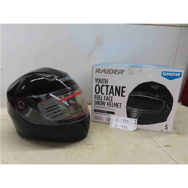 New Raider Youth Octane Full Face Snow Helmet