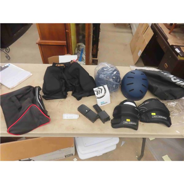 New Snowboarding/Skiing Knee Pads, Helmet