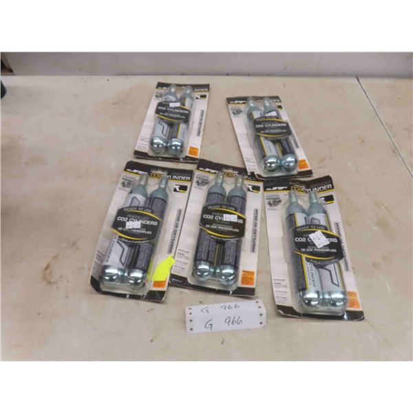 New 5 Pre Filled CO2 Cylinders 
