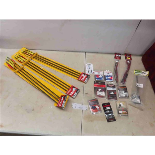 New 3 Packages 26'' Arrow,Cable Guard, Raplacement Tips & 