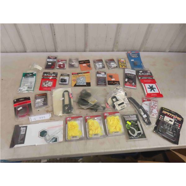 New Spitfire Replacement Blades, Archery Target Valve Caps, 