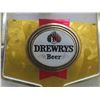 Image 3 : Drewrys Beer Plastic Sign 15'' x 20'' Damage On Side, 