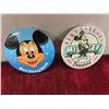 Image 4 : Disneyland Brass Plaque & Old Disney Tin Plate. The