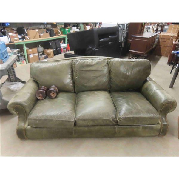 Leather Couch 84'' Wide 