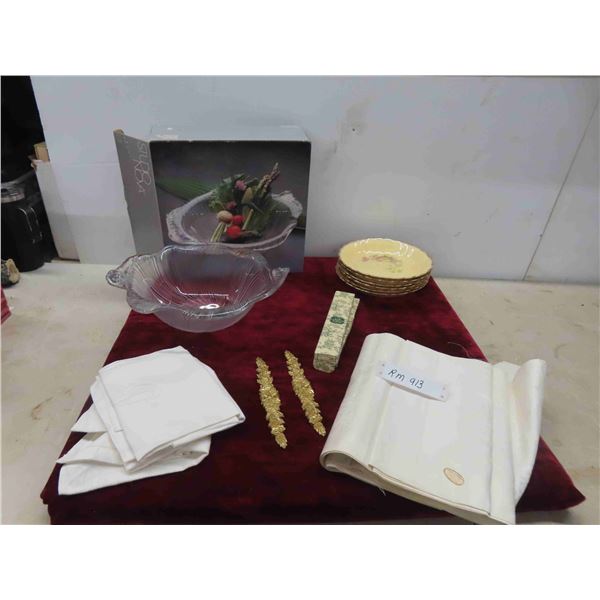 6 Breath o Spring Imperial Ware Bowls, New Glass 