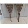 Image 4 : Set of Vintage Snowshoes 43'' x 41'' 