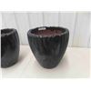 Image 2 : 2 Ceramic Planters 15'' H x 15'' Across 