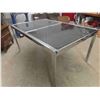 Image 4 : Chrome Leg Glass Table 30'' x 61'' x 39'' 