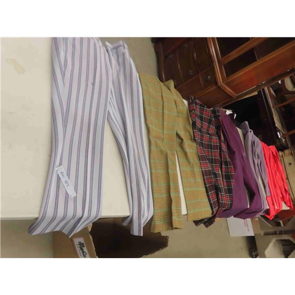 Funky Vintage Slacks, 2 Pant Suits 