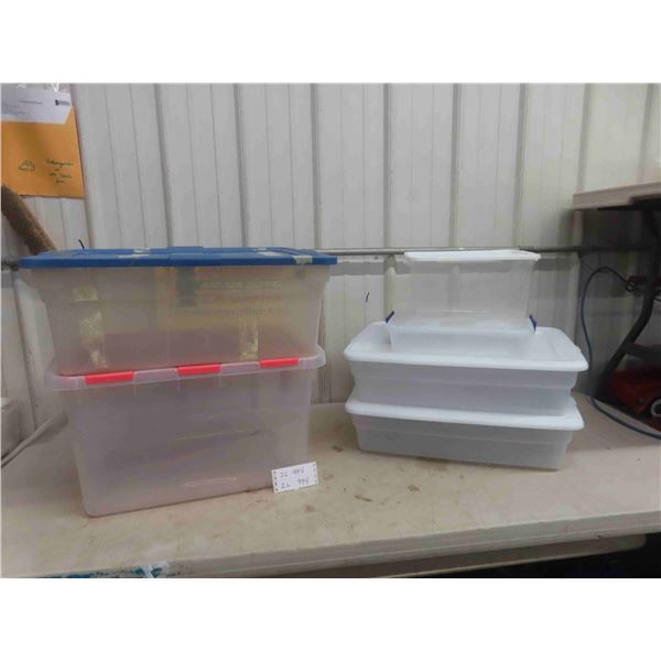 6 Totes Various Sizes