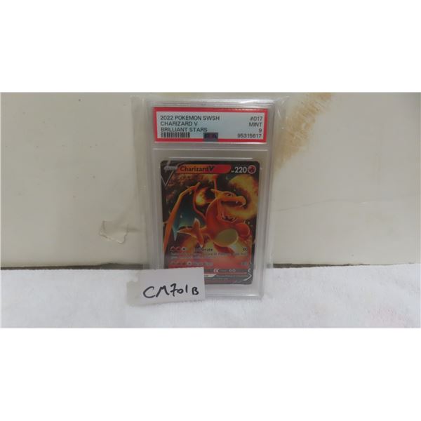 Graded Pokemon Charizard Card