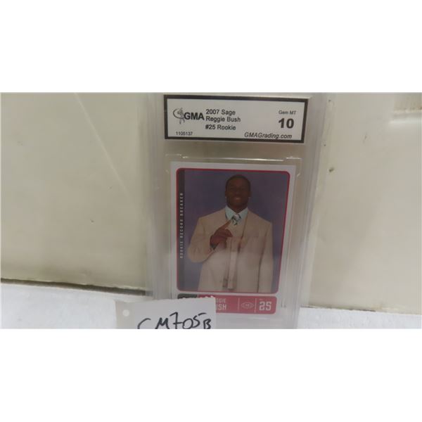 Graded Reggie Bush Rookie Football Card