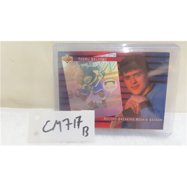 Teemu Selanne Record Rookie Season Card
