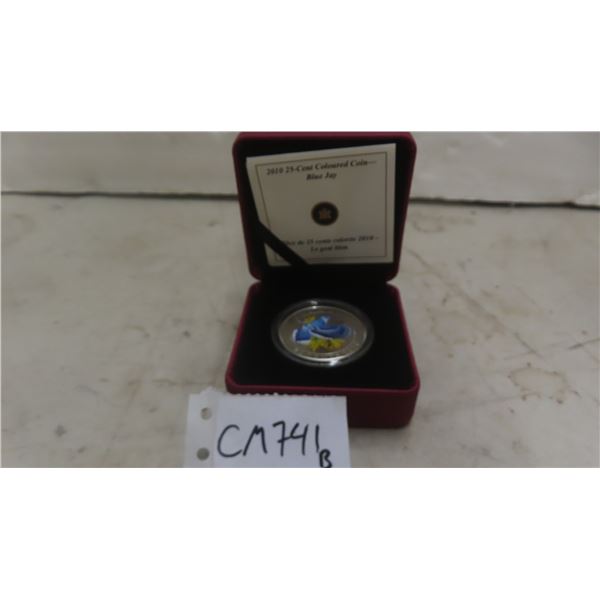 2010 Royal Canadian Minit Colored Coin - Blue Jay