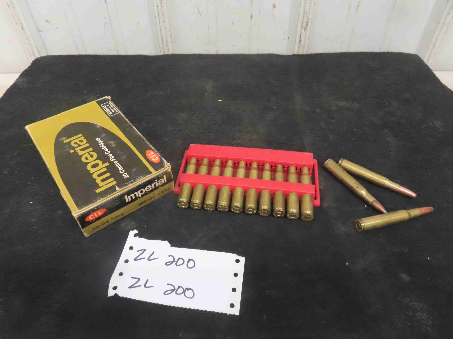 (33 Rounds) 30-06 Spring Ammo **MUST PROVIDE PROOF