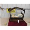 Image 1 : Trundle Canopy Doll Bed Complete with Pillows and Blankets 20'' x