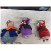 Image 2 : 15 Folky Knitted Mice Dolls 5'' Tall - 8'' Tall 