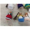 Image 5 : 15 Folky Knitted Mice Dolls 5'' Tall - 8'' Tall 