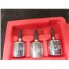 Image 2 : Mac 9 Piece Metric 3/8'' Triple Square Bit Driver Set 