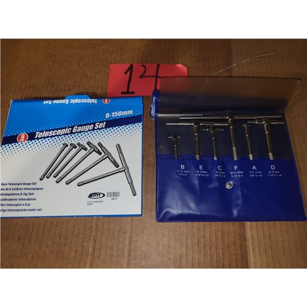 New STM Telescoping Gauge Set 5/16" to 6" (8mm to 150mm)  6pcs