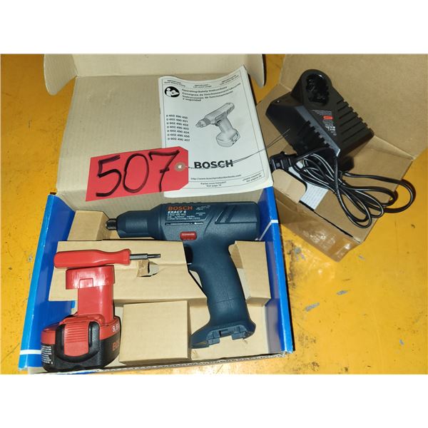 BOSCH Exact 6 Cordless Drill 9,6v with Charger