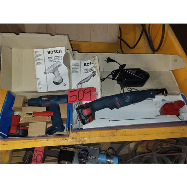BOSCH Exact 6 Cordless Drill 9,6v/  Bosch Professional Cordless Torque Driver - Angle Exact 15  9,6v