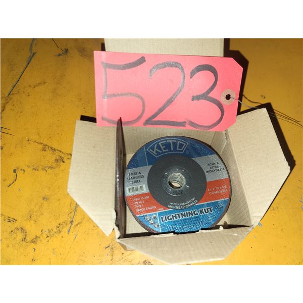 Box(25) of KETO Cutting Disc 4" x 1/32" x 5/8"