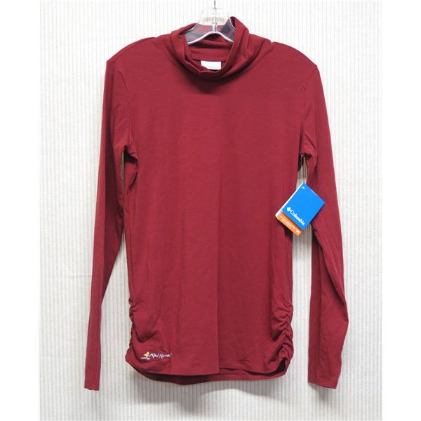 Columbia Sportswear Take It Easy Long Sleeve Women's Red Tee Size S