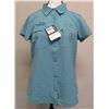 Image 1 : Columbia Sportswear Irico Short Sleeve Women's Blue Shirt Size XS