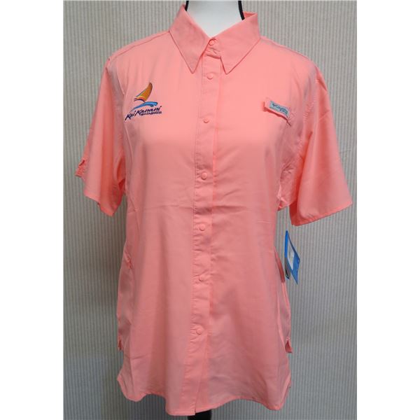 Columbia Sportswear Tamiami II Short Sleeve Women's Pink Shirt Size M
