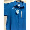 Image 3 : Columbia Men’s Short-Sleeve Omni-Shade UPF 50 Shirt, Blue, XXL