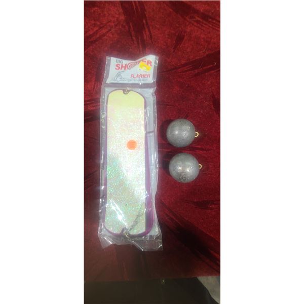 TWO CANNON BALLS AND BIG SHOTER FLASHER