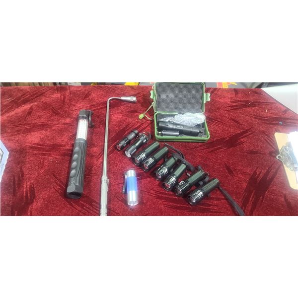 LARGE LOT OF LED FLASHLIGHTS