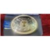 Image 2 : MONTANA SILVER SMITHS LARGE OVAL RIBBON BUCKLE - CLIFF KANE MEMORIAL DOUBLES