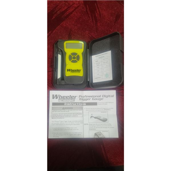 WHEELER PROFESSIONAL DIGITAL TRIGGER GAUGE