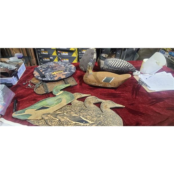 BIRD DECOYS/SILOUHETTES