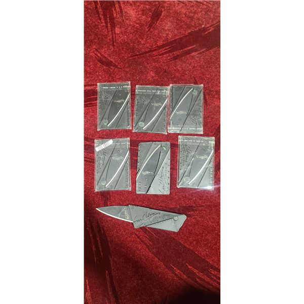 SEVEN IAN SANT CLAIR FOLDING WALLET/CARD KNIVES