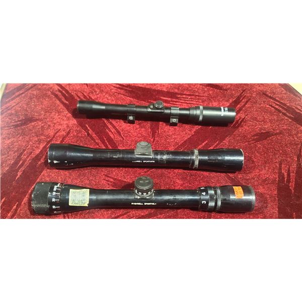 TASCO RF 4 X20 WIDE ANGLE, BUSHNELL SPORTS VIEW - ONE IS PARTS ONLY