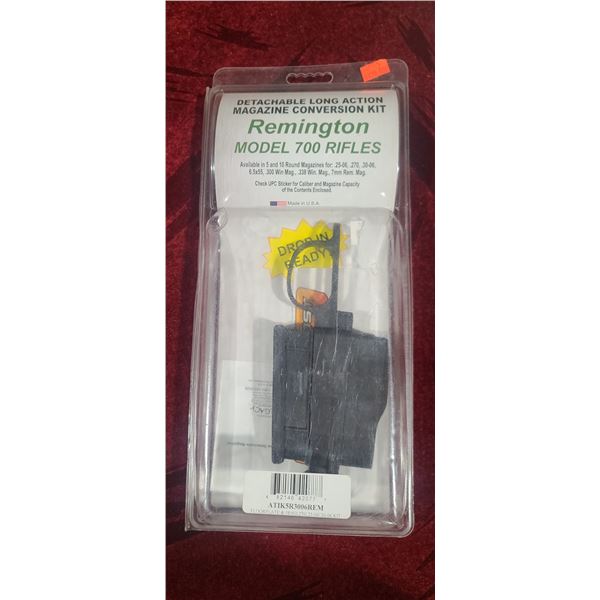 REMINGTON MODEL 700 RIFLE DETACHABLE LONG ACTION MAGAZINE CONVERSION KIT
