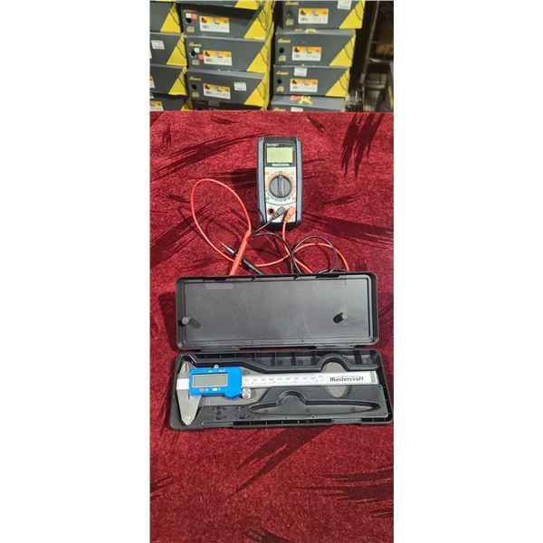 MASTERCRAFT VERNIER CALIPER AND OHM METER