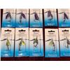 Image 6 : TEN SVEN TREBLE HOOK SPINNERS - FIVE ARE PURPLE AND SILVER AND FIVE ARE GREEN AND SILVER