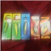 Image 1 : SEVEN LURES - ALL DOUBLE TREBLE HOOKED - TWO CAPT MIKES, ONE BLUEFOX STOBE, BLAZE LARGEMOUTH BASS ME
