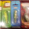 Image 4 : SEVEN LURES - ALL DOUBLE TREBLE HOOKED - TWO CAPT MIKES, ONE BLUEFOX STOBE, BLAZE LARGEMOUTH BASS ME
