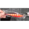 Image 8 : THREE 6" DOUBLE TREBLE HOOK DIVING LURES - WEIGHTED TO HELP MIMIC SWIM PATTERNS OF PREY - PLEASE SEE
