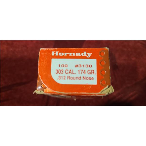 .303 CAL (.312 ROUND NOSE) 174GR QTY 100
