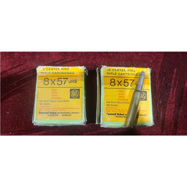 8 X 57 JRS 196GR SPRNB DYNAMIL NOBLE QTY20