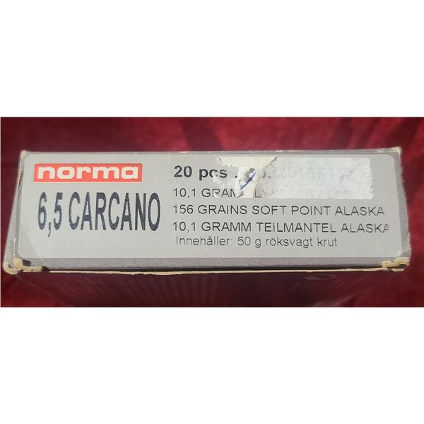 QTY10 6,5 CARCANO 156GR SP ALASKA