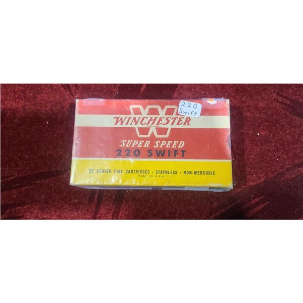 WINCHESTER 220 SWIFT SUPER SPEED 48GR PTD SOFT POINT