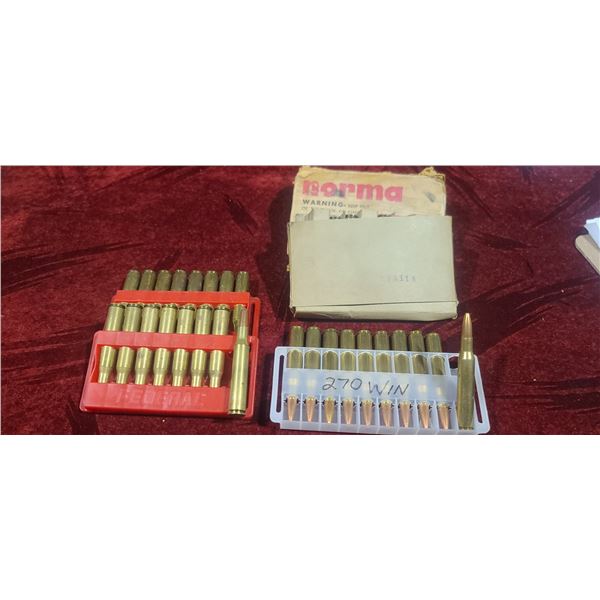 QTY 38 ROUNDS OF MIXED .270