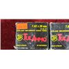 Image 3 : FIVE BOXES OF 7,62 X 29MM 124GR. SP STEEL CASE NON-CORROSIVE - TULAMMO - RUSSIAN